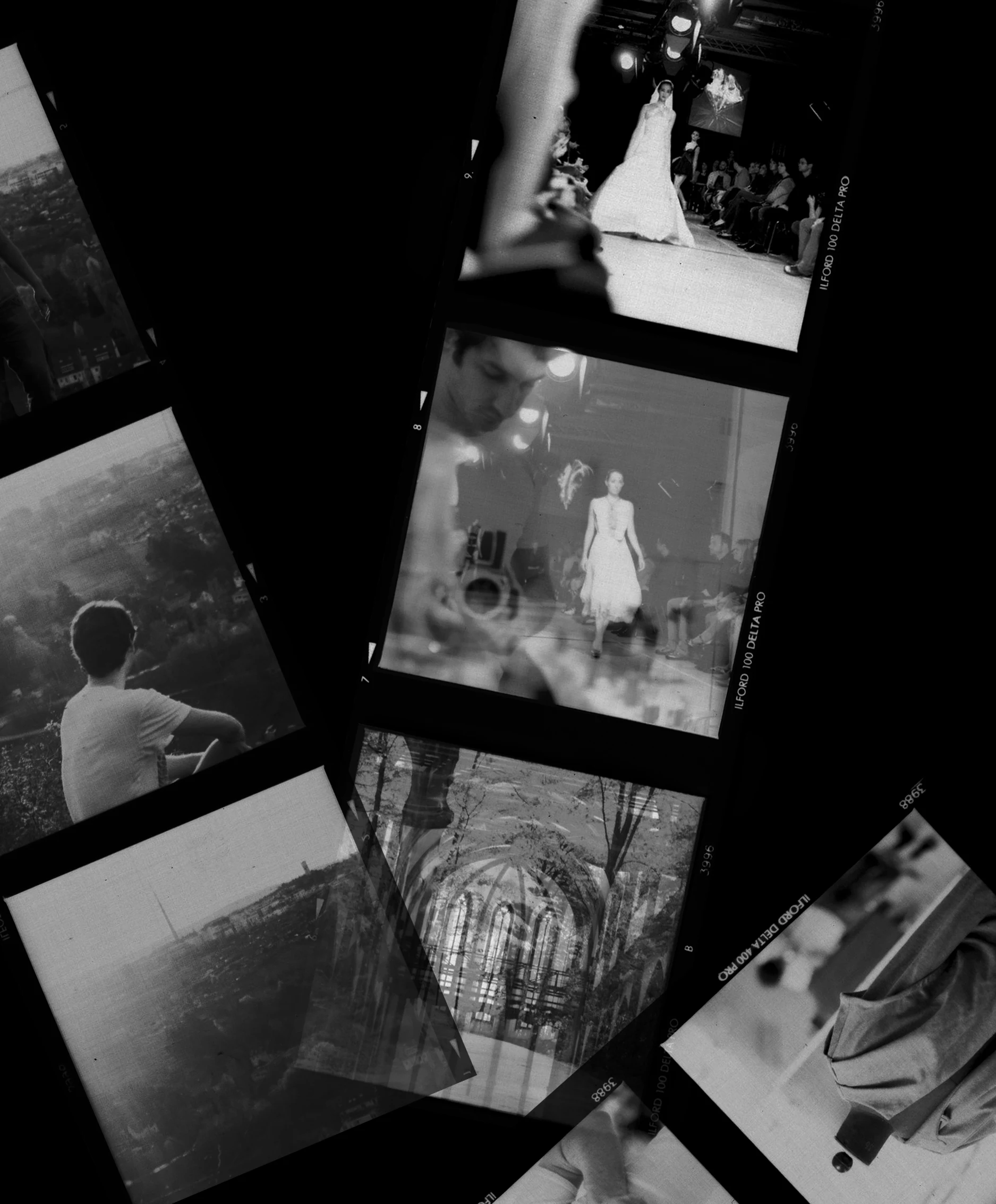 Fotografische Arbeit mit Negativstreifen